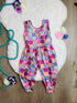 Bowtism Donut Lover Romper With Matching Bow - Bowtism
