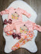 Bowtism Baby Pink Harvest Romper with Matching Bow - Bowtism