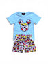 Boys Blue Mouse Vacation Shorts Set