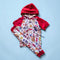 Boys Fire Truck Hoodie and Matching Pants Set