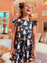 Girls Short Sleeve Ghost Dress with Matching Bow - Bowtism