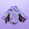 Baby Purple Halloween Romper + Matching Bow