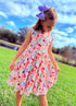 Girls Spring Gummy Bear Dress with Matching Bow