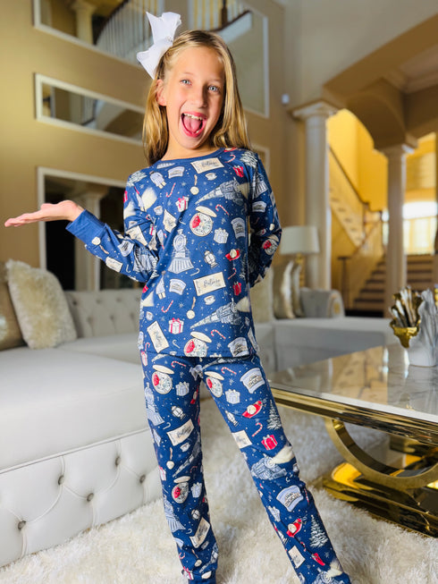 Unisex Express Pajamas Set with Matching Bow