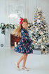 Girls’ Nutcracker Ballet Dress with Matching Bow