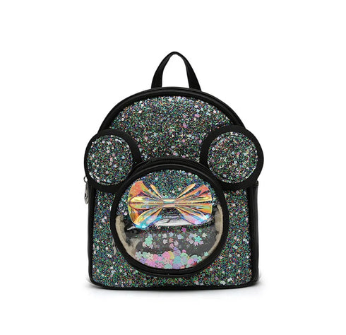 Bowtism Mouse Glitter Backpack - Bowtism