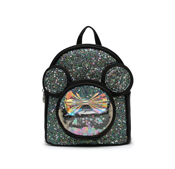 Bowtism Mouse Glitter Backpack - Bowtism