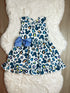 Bowtism Girls Mouse Cheetah Twirl Dress with Matching Bow - Bowtism