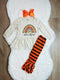 Bowtism Girls Thankful Pants Set with Matching Bow - Bowtism