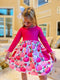 Bowtism Pink Pumpkin Pocket Dress - Bowtism