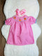 Bowtism Pretty In Pink Smock Dress with Matching Bow - Bowtism