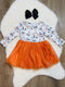 Bowtism Ghost Party Tutu Dress with Matching Bow - Bowtism