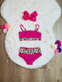 Bowtism Mommy & Me Pink Cheetah Swimsuit with Matching Bow - Bowtism