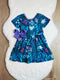 Bowtism Girls Mermaid Life Stingray Twirl Dress with Matching Bow - Bowtism
