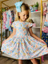 Bowtism School Smarts Twirl Dress with Matching Bow - Bowtism