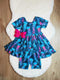 Bowtism Jellyfish Dreams Dress with Shorts Set and Matching Bow - Bowtism