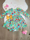 Bowtism I Love Candy Twirl Dress with shorts and Matching Bow - Bowtism