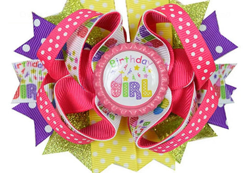 Bowtism Birthday Girl Bow - Bowtism