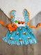 Bowtism Carrot Car Bunny Dress with Matching Bow - Bowtism