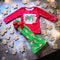 Girls' Gingerbread Cookie Flare Set with Matching Bow