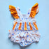 Baby Sweet Floral Romper + Matching Bow