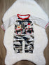 Bowtism Boys Camo Holiday Romper - Bowtism
