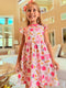 Girls Preppy Pencil Apple Bow Bow Dress with Matching Bow - Bowtism