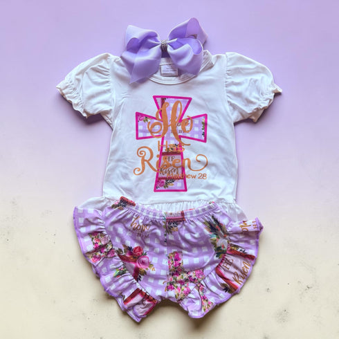 Baby Church Outfit + Matching Bow