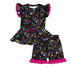Bowtism Mosi Science is Cool Shorts Set with Matching Bow - Bowtism
