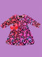Girls Pink Vibrant Heart Twirl Dress with Matching Bow - Bowtism