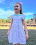 Green Easter Bunny Dress for Girls + Matching Bow