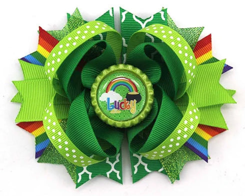 Bowtism Lucky Rainbow Bow - Bowtism