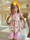 Bowtism Girls Pretty in Pink School Bus Set with Matching Bow - Bowtism