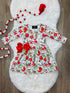 Bowtism Grinchmas Dress with Matching Bow - Bowtism