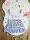 Bowtism It's Spring Ruffle Dress with Matching Bow - Bowtism