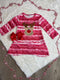 Bowtism Reindeer Fun Twirl Dress with Matching Bow - Bowtism