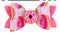 Bowtism Pink Glitter Donut Bow - Bowtism
