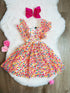 Bowtism Birthday Party Extra Fluffy Tutu Dress With Matching Bow - Bowtism