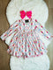 Bowtism Girls Nutcracker Pastel Layered Dress with Matching Bow - Bowtism