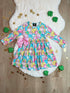 Bowtism Lucky Charms Twirl Dress With Matching Bow - Bowtism