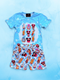 Boys Blue Mouse Treats Theme Park Shorts Set