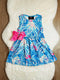 Bowtism Girls Watercolor Jellyfish Dreams Twirl Dress with Matching Bow - Bowtism