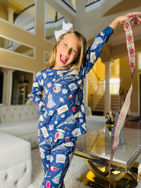 Unisex Express Pajamas Set with Matching Bow
