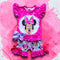 Girls Theme Park Shorts Set with Matching Bow