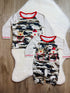 Bowtism Boys Camo Holiday Romper - Bowtism