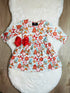 Bowtism Christmas Gingerbread Cookie Decorating Twirl Dress with Matching Bow - Bowtism