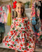 Bowtism Christmas Mouse Party Twirl Dress with Matching Bow - Bowtism