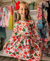 Bowtism Christmas Mouse Party Twirl Dress with Matching Bow - Bowtism