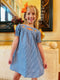 Bowtism Pumpkin Smock Dress with Matching Bow - Bowtism