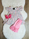 Girls Boho Floral Shorts Set with Matching Bow - Bowtism